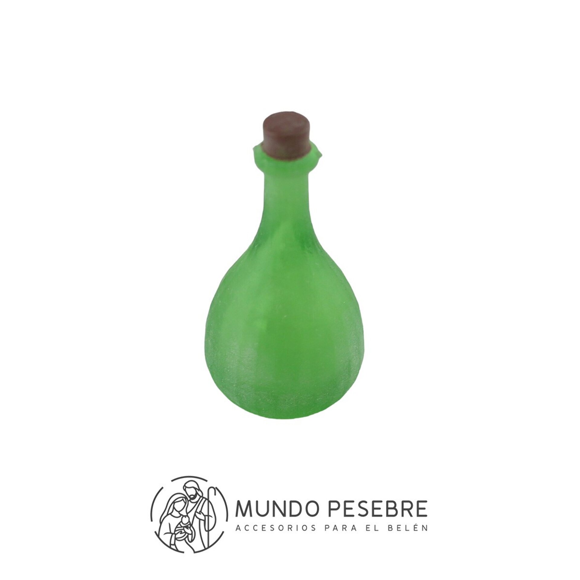 Botella tradicional decorativa para belén modelo 2 - 3