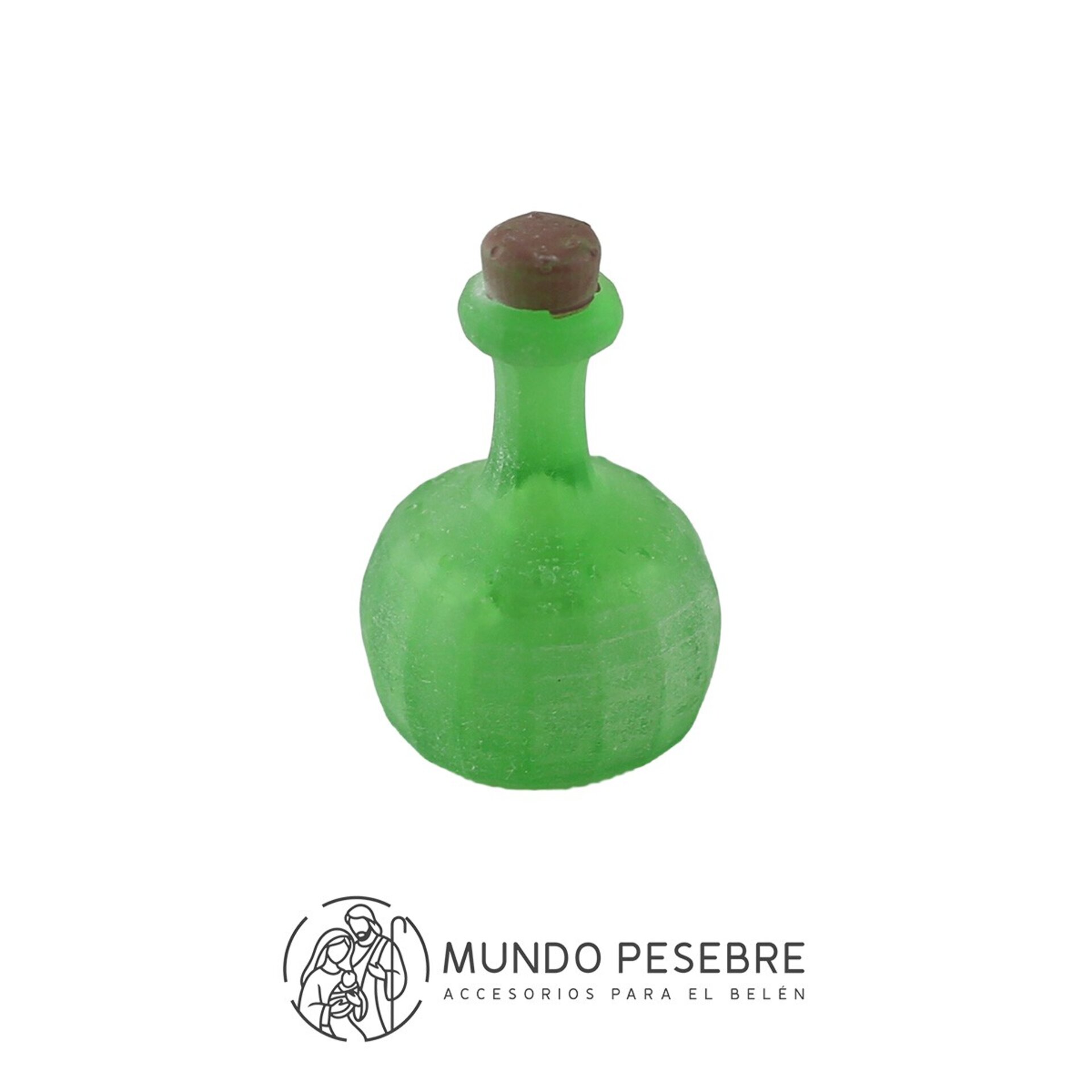 Botella tradicional decorativa para belén modelo 1 - 3