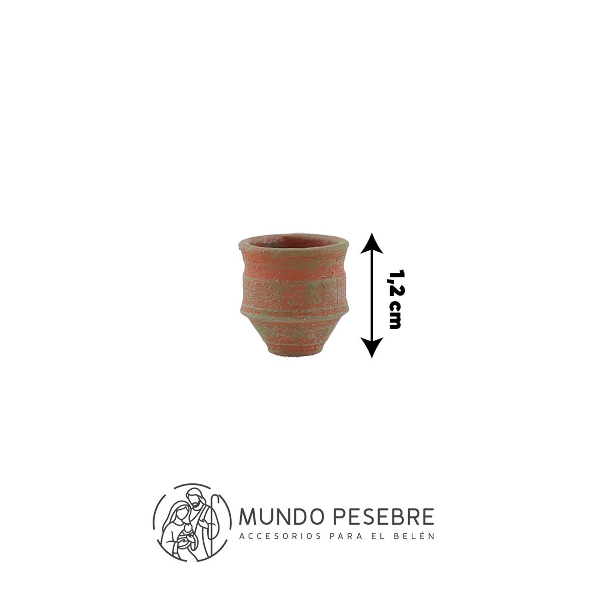 Vaso tradicional para belén o diorama - 2